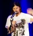 Micha-El Goehre beim Poetry Slam in Erlangen im März 2015