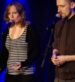 Team Mikrokosmos beim Poetry Slam in Erlangen im März 2015