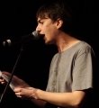 Elias Hirschl beim Poetry Slam Erlangen im März 2016