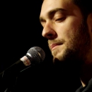 Marvin Ruppert beim Poetry Slam Erlangen im Mai 2014