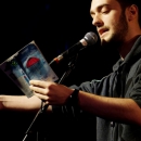 Marvin Ruppert beim Poetry Slam Erlangen im Mai 2014