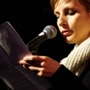 Pauline Füg  beim Poetry Slam Erlangen im Mai 2014