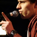 Philipp Czerny beim Poetry Slam Erlangen im Mai 2014