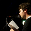 Philipp Multhaupt beim Poetry Slam Erlangen im Mai 2014