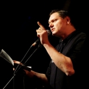 Thomas Schmidt beim Poetry Slam Erlangen im Mai 2014