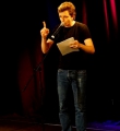 Haris Kovacevic beim Poetry Slam Erlangen im Mai 2015