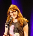 Marion Fuchs beim Poetry Slam Erlangen im Mai 2015