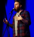 Björn Gögge beim Poetry Slam Erlangen im Mai 2016