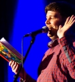 Malte Küppers beim Poetry Slam Erlangen im Mai 2016