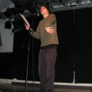 Sascha Delitzscher beim Poetry Slam Erlangen im November 2010