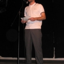 Egon Alter beim Poetry Slam Erlangen im November 2010