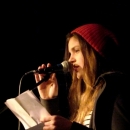 Celine Petrenz beim Poetry Slam Erlangen im November 2013