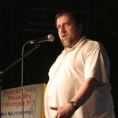 Martin Schodlock beim Poetry Slam Erlangen im November 2013