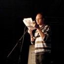 Tobias Schmolke beim Poetry Slam Erlangen im November 2013