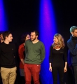 Die Finalisten beim Poetry Slam im November 2014