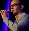 Leo Frühling beim Poetry Slam im November 2014