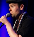 Philipp Multhaupt beim Poetry Slam im November 2014