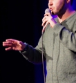 Valerio Moser beim Poetry Slam im November 2014