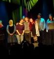 Die drei Finalisten beim Poetry Slam Erlangen im November 2015