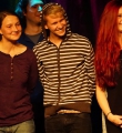 Die Finalisten beim Poetry Slam Erlangen im November 2015