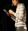 Max Schulle beim Poetry Slam Erlangen im November 2015