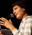 Max Schulle beim Poetry Slam Erlangen im November 2015