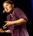 Meike Harms beim Poetry Slam Erlangen im November 2015