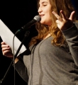 Schirin Regener beim Poetry Slam Erlangen im November 2015