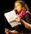 Sylvie Le Bonheur beim Poetry Slam Erlangen im November 2015