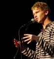 Yannick Steinkellner beim Poetry Slam Erlangen im November 2015