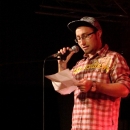 Hardy Holz beim Poetry Slam Erlangen im Oktober 2013