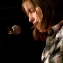 Ina Meißner beim Poetry Slam Erlangen im Oktober 2013