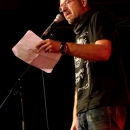 Sven Kemmler beim Poetry Slam Erlangen im Oktober 2013