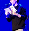 Andi Valent beim Poetry Slam im Oktober 2014