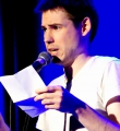 Ingo Winter beim Poetry Slam im Oktober 2014