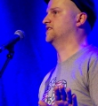 Paul Weigl beim Poetry Slam im Oktober 2014