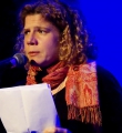 Sylvie Le Bonheur beim Poetry Slam im Oktober 2014