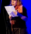 Sylvie Le Bonheur beim Poetry Slam im Oktober 2014