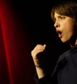 Annika Blanke beim Poetry Slam Erlangen im Oktober 2015