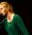 Marie-Theres Schwinn beim Poetry Slam Erlangen im Oktober 2015