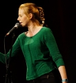 Marie-Theres Schwinn beim Poetry Slam Erlangen im Oktober 2015