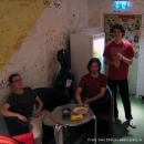 Mal ein Bild aus dem exklusiven Backstagebereich beim Poetry Slam Erlangen "Sommer Spezial" August 2010